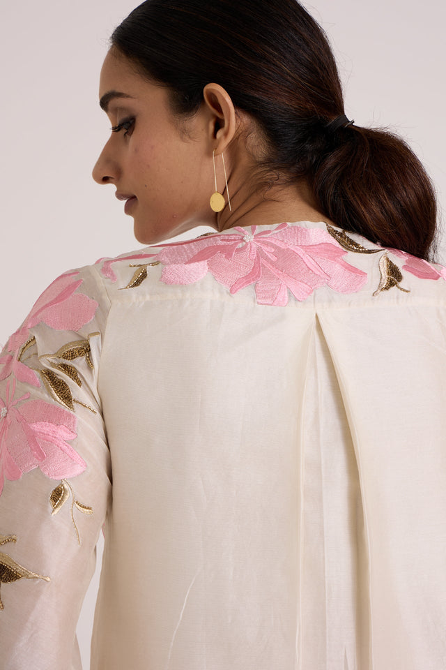 Ivory Glen - Blooming Sleeve Co-ord Set - Co-ord Set - Mizyana