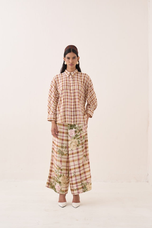 Jaali Rose Culottes - Culottes - Mizyana