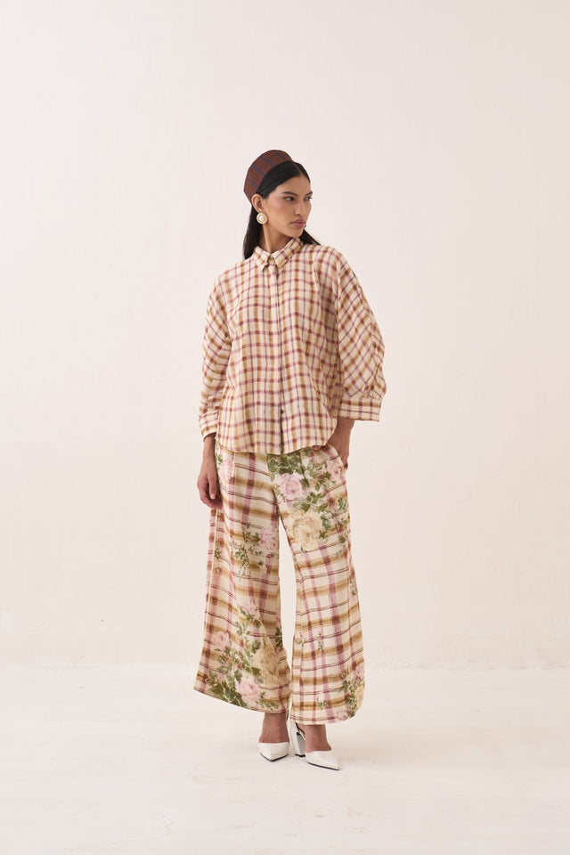 Jaali Rose Culottes - Culottes - Mizyana