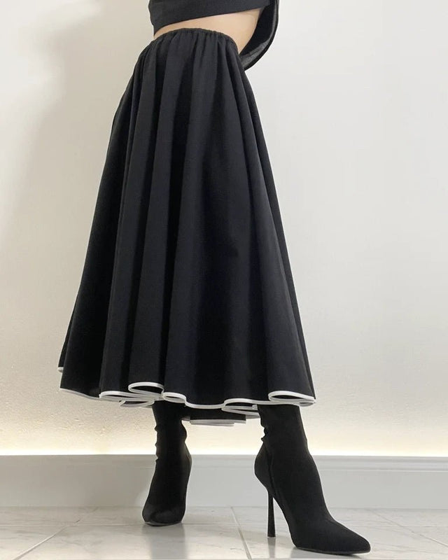 KAPUNA COTTON OVERSIZE SKIRT - Skirt - Mizyana