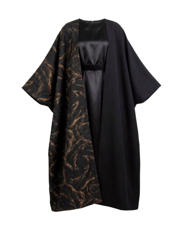 La Reine Modern Luxurious Crepe Abaya - Abaya - Mizyana