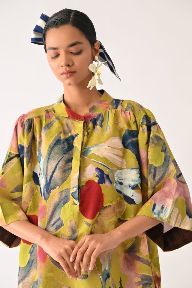 Liberty OLIVE Beach Dress - Dress - Mizyana