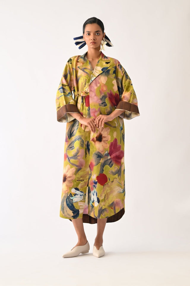 Liberty OLIVE Wrap Dress - Dress - Mizyana