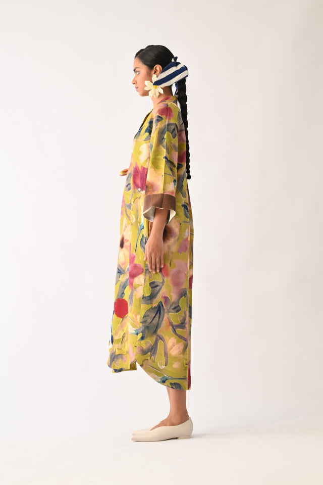Liberty OLIVE Wrap Dress - Dress - Mizyana