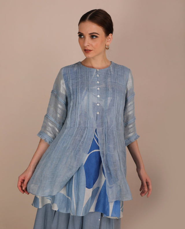 Lotus Double Layer Top - Shirt - Mizyana