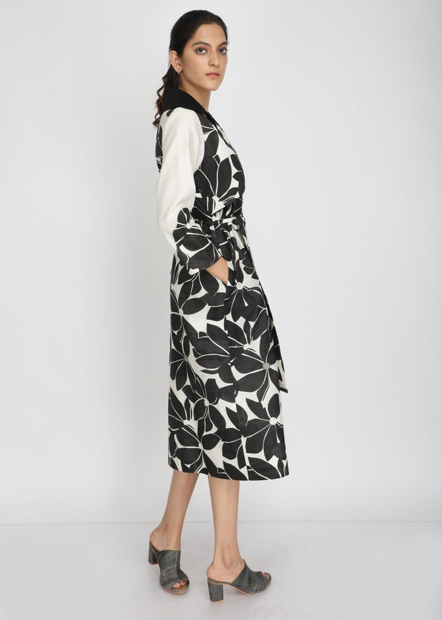 Lotus print dress - Dress - Mizyana