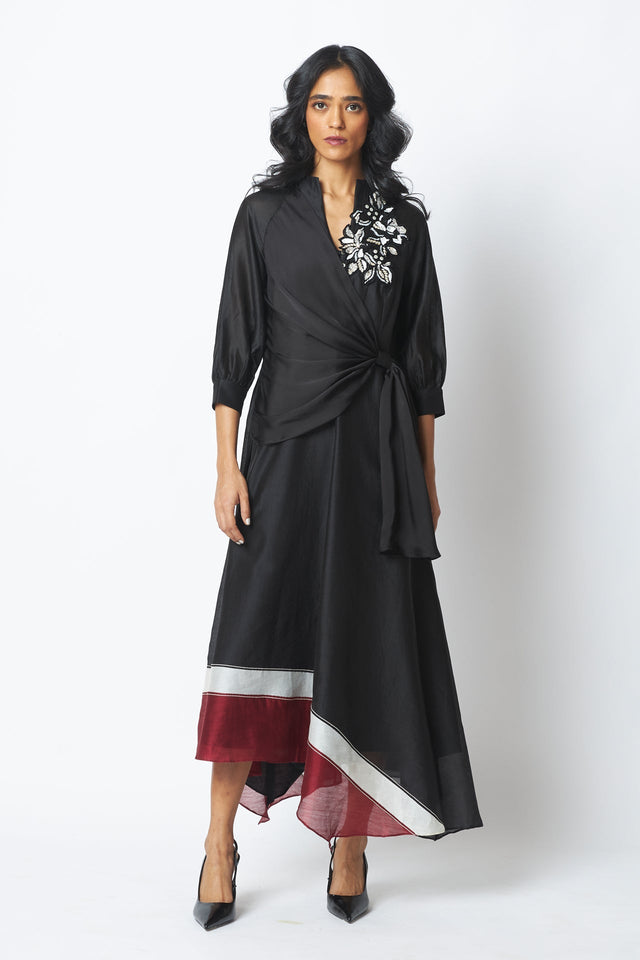 Louisa - Moonlit Broach Midi Dress - Dress - Mizyana