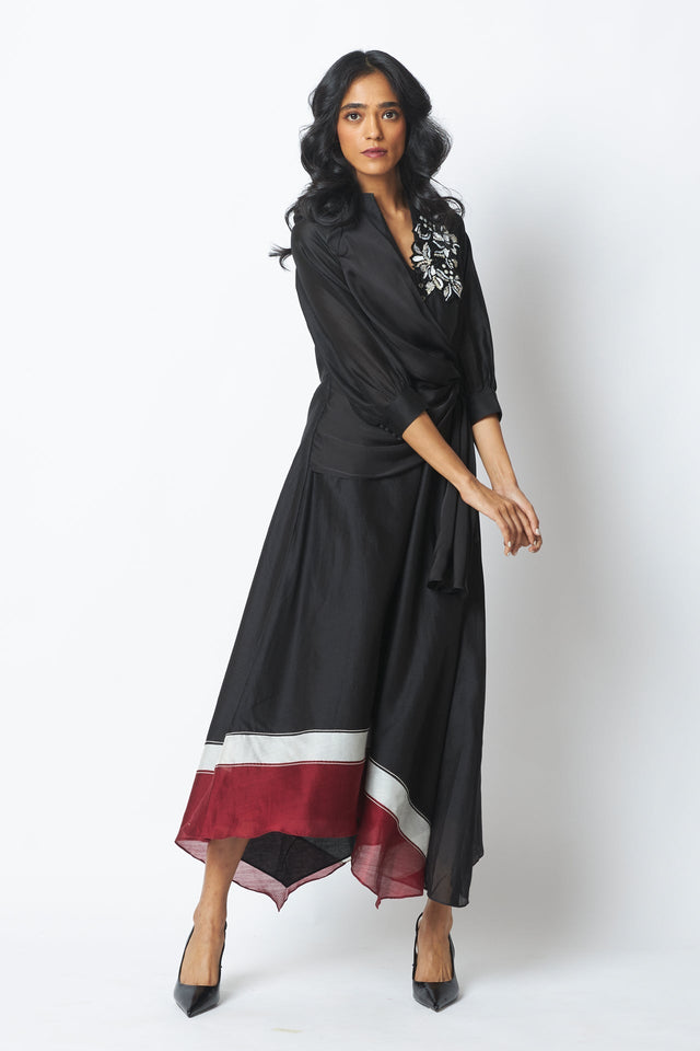 Louisa - Moonlit Broach Midi Dress - Dress - Mizyana