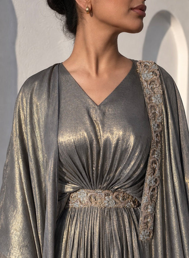 Lujain Drape kaftan - Kaftan - Mizyana