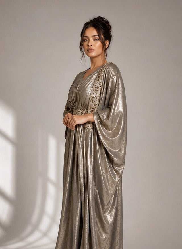 Lujain Drape kaftan - Kaftan - Mizyana