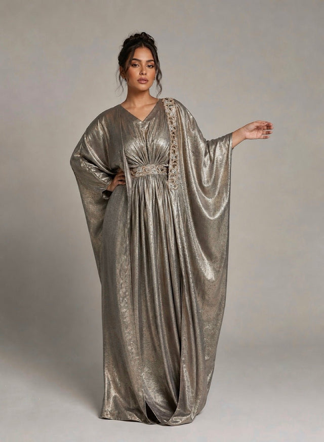 Lujain Drape kaftan - Kaftan - Mizyana