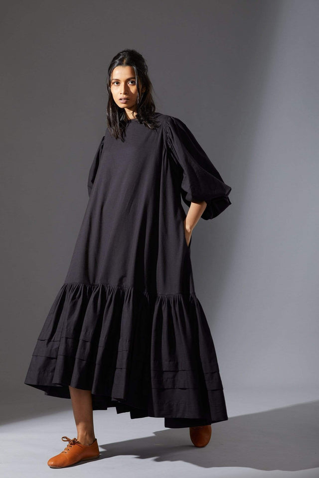 Mati Kaavya Black Dress - Dress - Mizyana