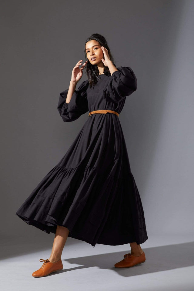 Mati Kaavya Black Dress - Dress - Mizyana