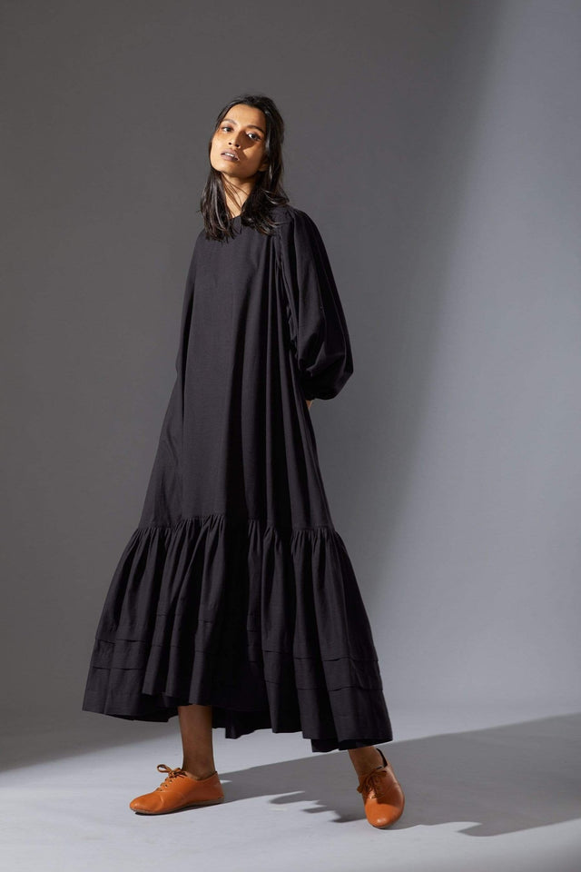 Mati Kaavya Black Dress - Dress - Mizyana