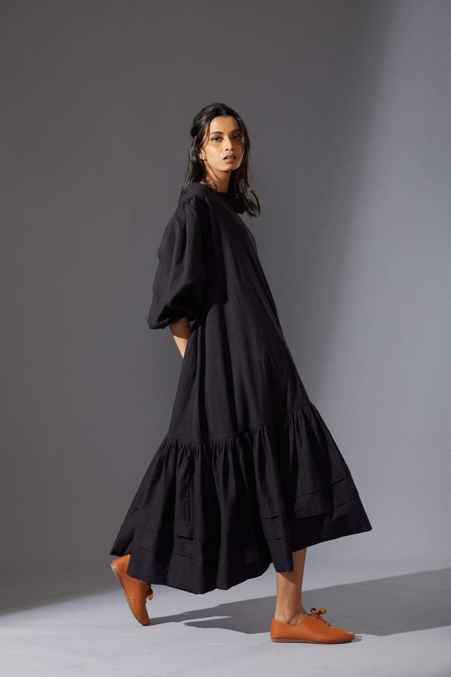 Mati Kaavya Black Dress - Dress - Mizyana