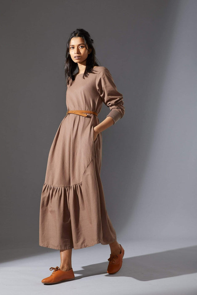 Mati New Aboli Beige Dress - Dress - Mizyana