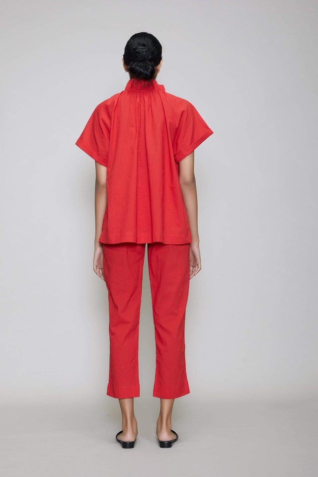 Mati Rang SE Pants - Red (Ready to Ship) - Trousers - Mizyana