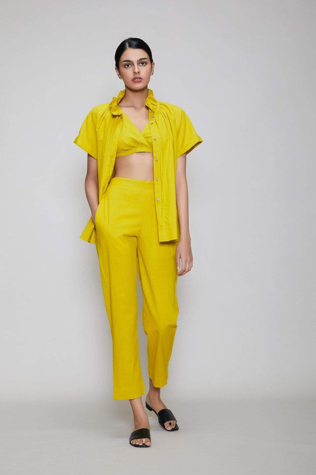 Mati Rang SE Pants - Yellow (Ready to Ship) - Trousers - Mizyana