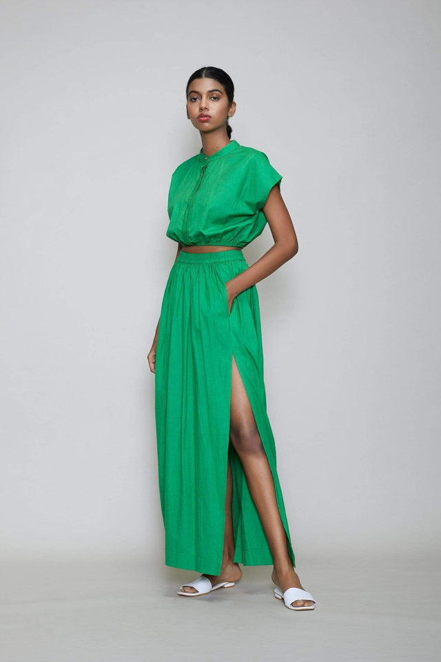 Mati SL Skirt - Green - Skirt - Mizyana