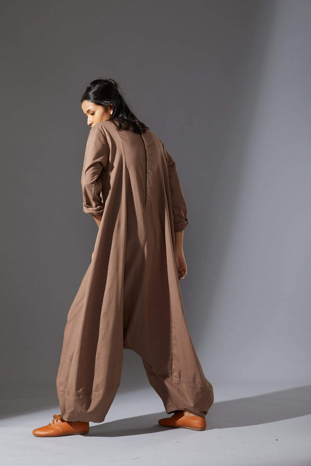 Mati Slv Suga Beige Jumpsuit - Jumpsuit - Mizyana