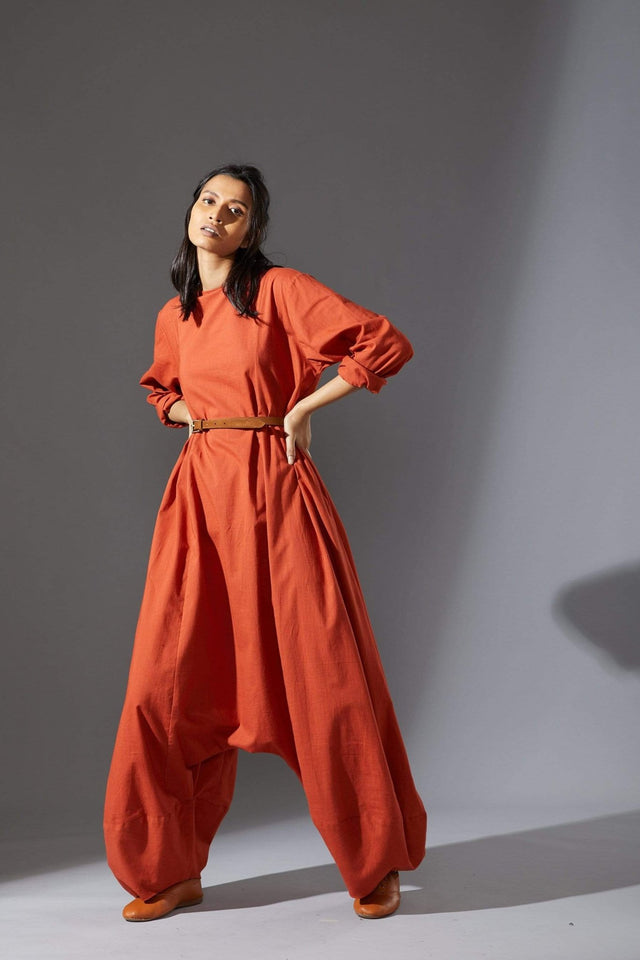 Mati Slv Suga Rust Jumpsuit - Jumpsuit - Mizyana