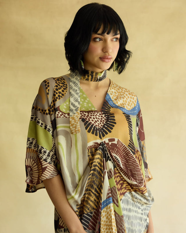 Medina Kaftan Dress & Skirt Set - Two-Piece Set - Mizyana