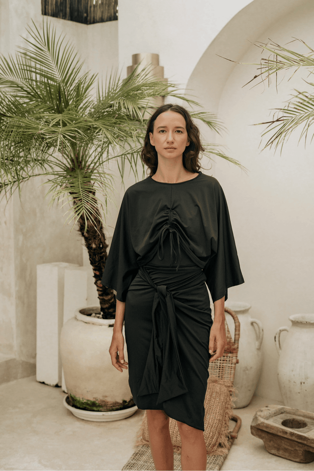 Mia swim set with Elina skirt - Black - Swim Set - Mizyana
