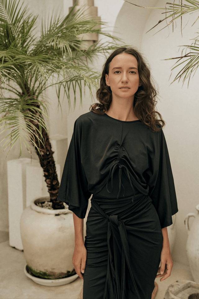 Mia swim set with Elina skirt - Black - Swim Set - Mizyana