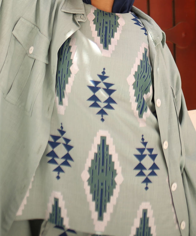 MInt Linen Shirt - Shirt - Mizyana