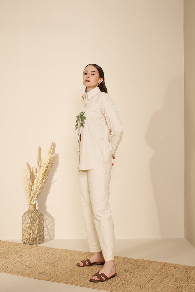 Mirage Co-ord Set (Oat milk white) - Co-ord Set - Mizyana