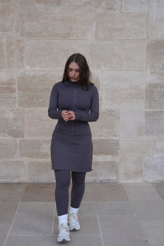 Modest Sport Jacket - Charcoal - Jacket - Mizyana