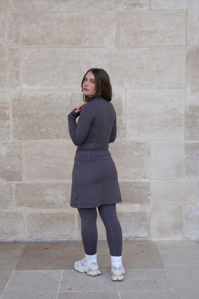 Modest Sport Jacket - Charcoal - Jacket - Mizyana