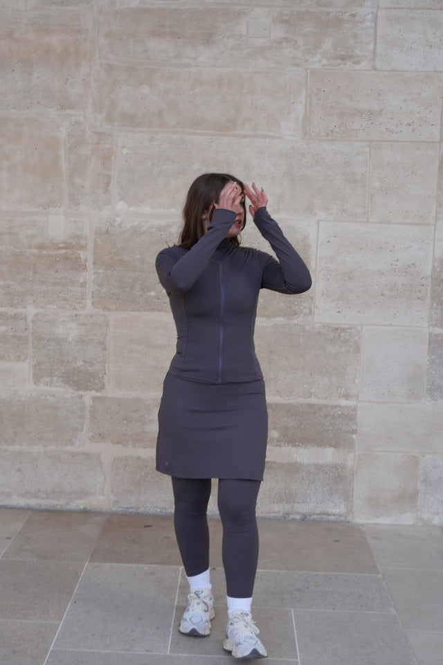 Modest Sport Jacket - Charcoal - Jacket - Mizyana