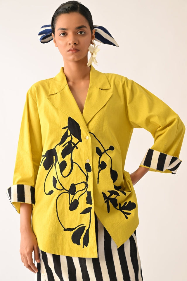 Mono CITRUS Appliqué Jacket - Jacket - Mizyana