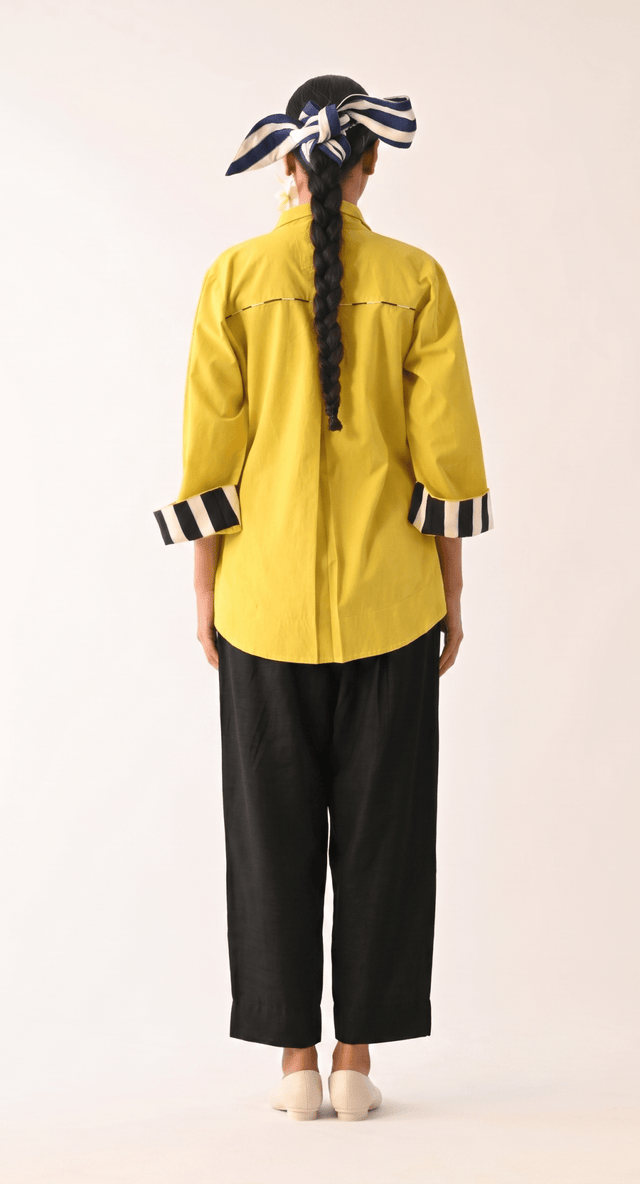 Mono Citrus Psyflora Appliqué Set - Two-Piece Set - Mizyana