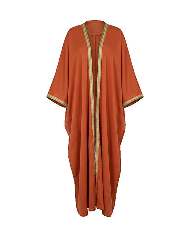 Moroccan Braid Open Abaya - Abaya - Mizyana