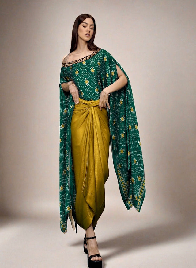 Naqsh drape set (G) - Two-Piece Set - Mizyana
