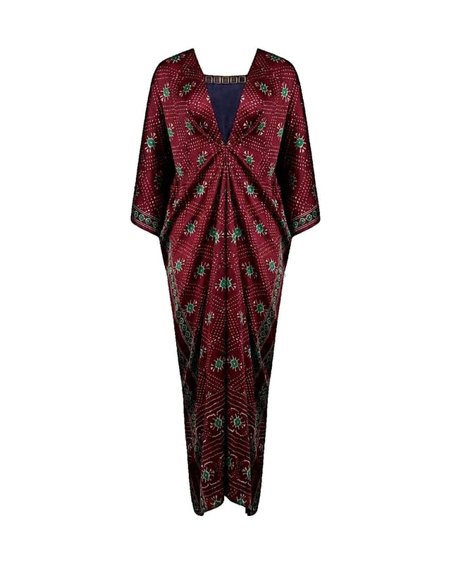 Naqsh Printed Drape Kaftan - Kaftan - Mizyana
