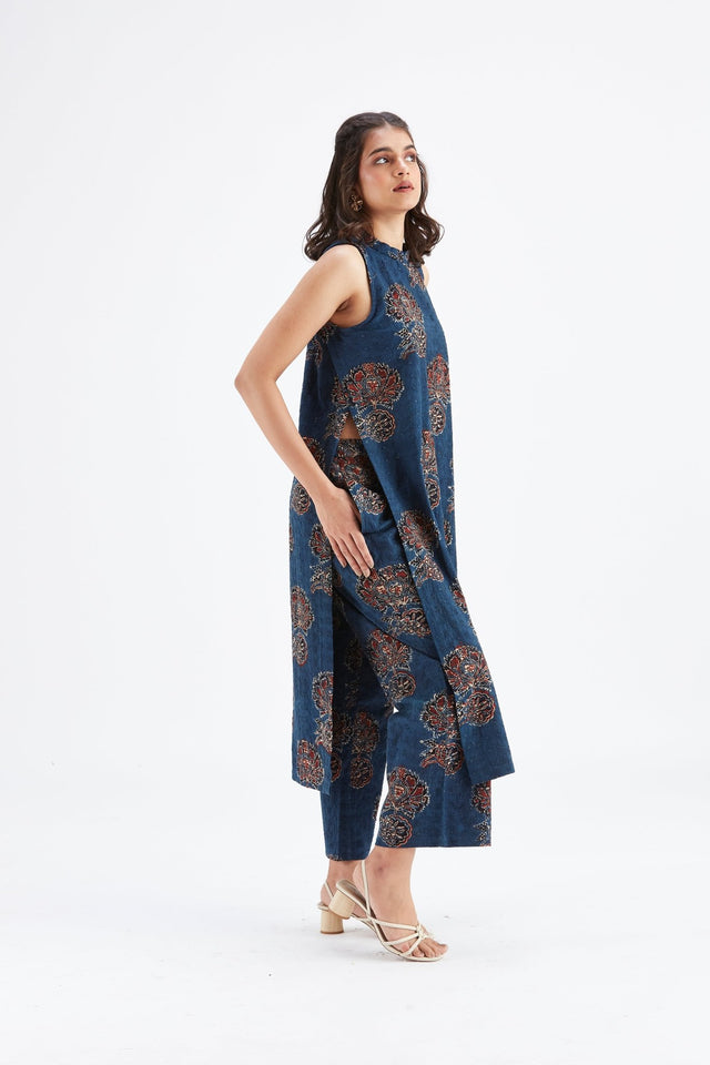 Nava Indigo kurta set - Two-Piece Set - Mizyana