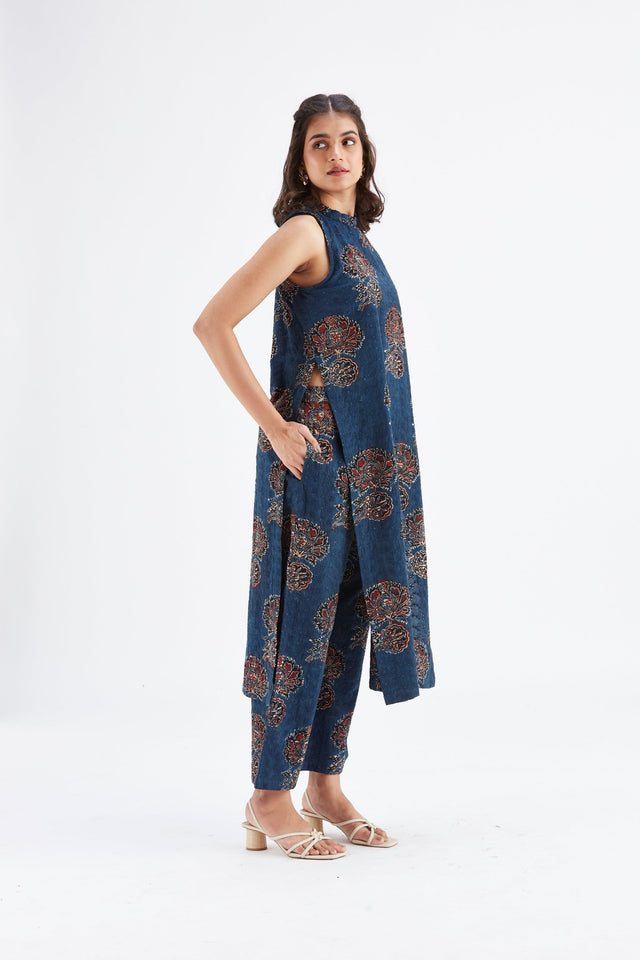 Nava Indigo kurta set - Two-Piece Set - Mizyana