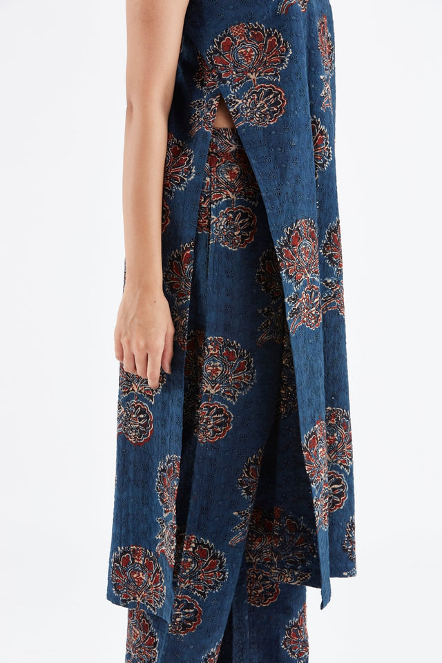 Nava Indigo kurta set - Two-Piece Set - Mizyana