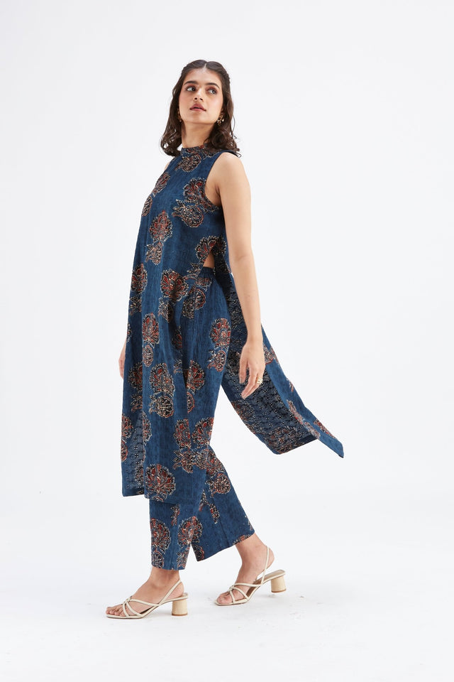 Nava Indigo kurta set - Two-Piece Set - Mizyana