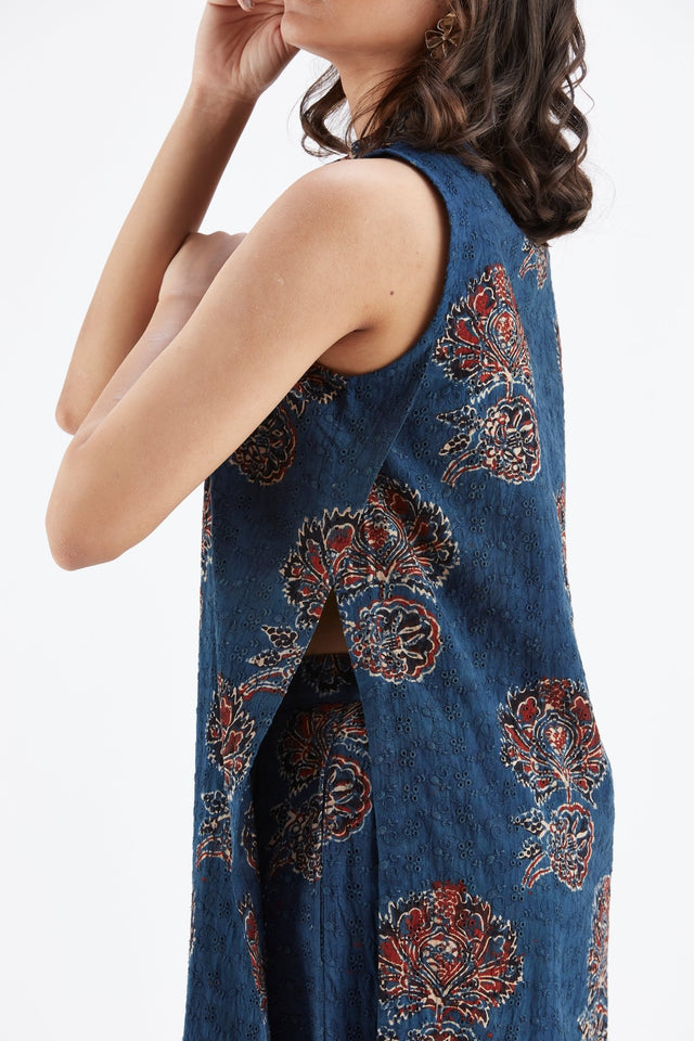 Nava Indigo kurta set - Two-Piece Set - Mizyana