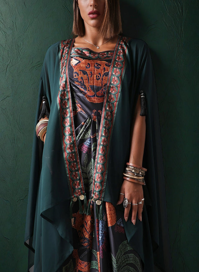 Nimra Cape set - Two-Piece Set - Mizyana