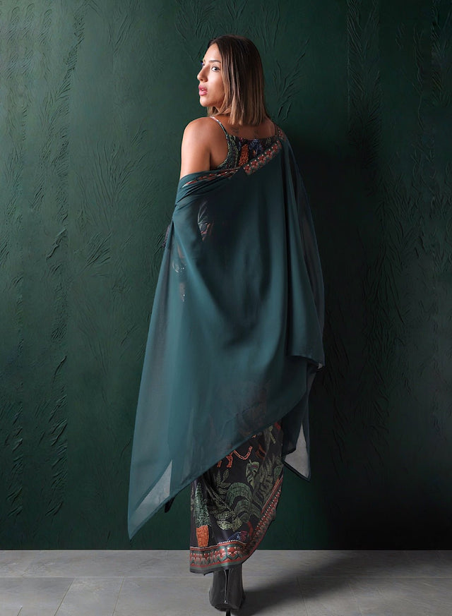 Nimra Cape set - Two-Piece Set - Mizyana