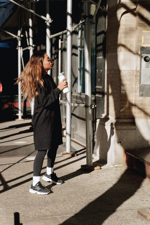 Nina Sweater dress - Black - Dress - Mizyana