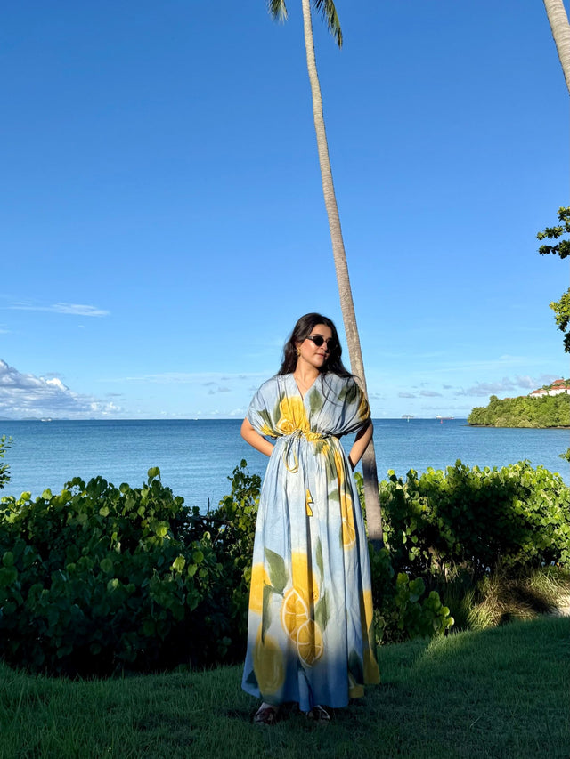 Nirvana Dress in Limoncello Print - Dress - Mizyana