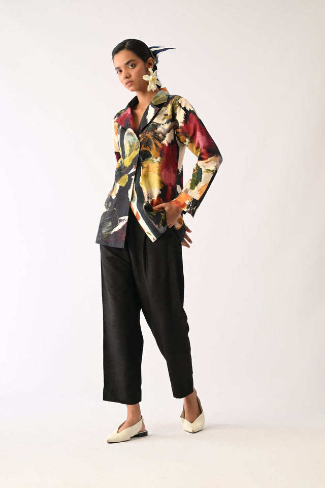 Noir Cuban Shirt - Shirt - Mizyana