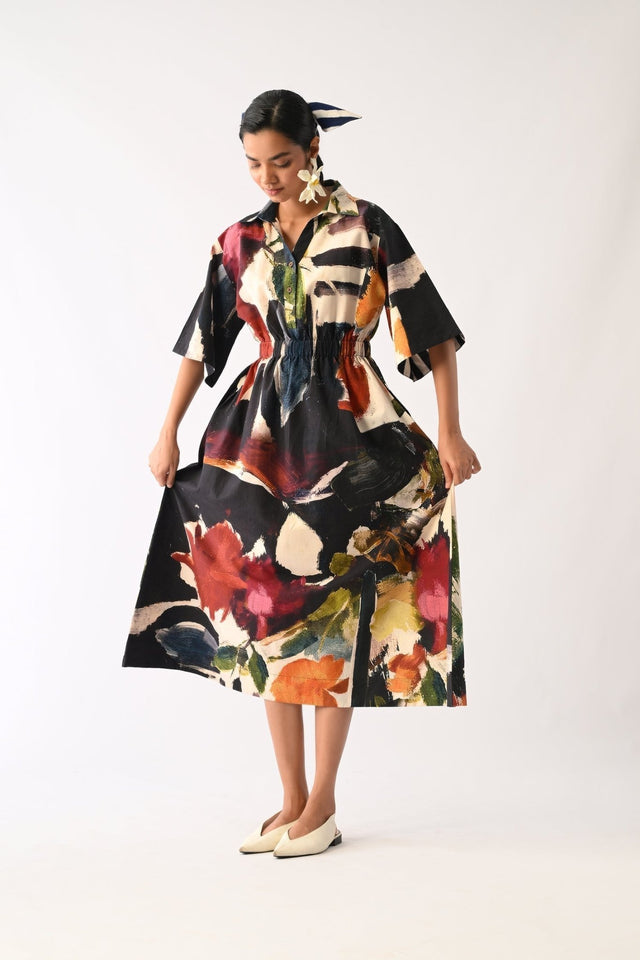 Noir Poem Dress - Dress - Mizyana