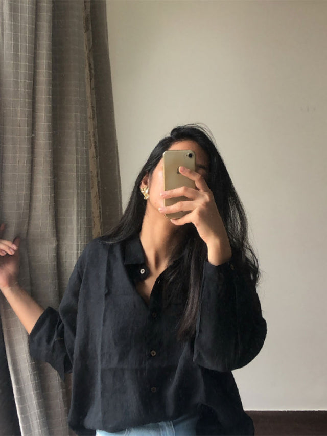 Oversized Linen Shirt - Shirt - Mizyana